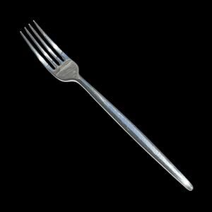 Single Crate and Barrel Uptown Mirror Finish Dinner Fork Flatware Stainless